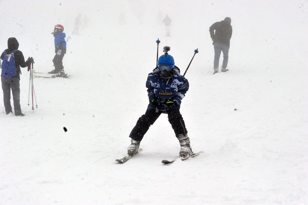 Uludağ'da kar kalınlığı 55 santimetreye ulaştı - 5