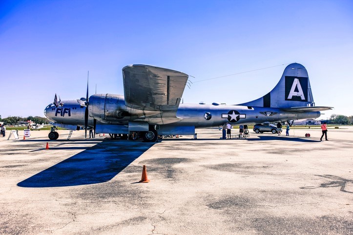 Boeing XB-29 bombardıman uçağı.