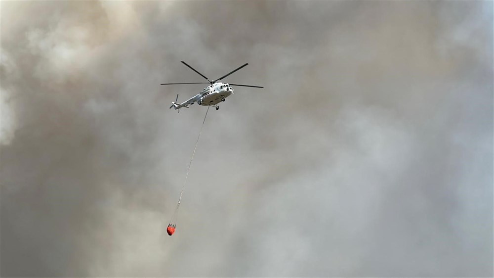 Uşak'taki orman yangını kontrol altında - 11