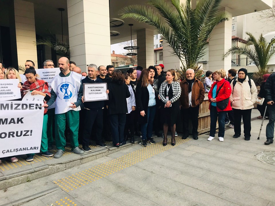 Taksim Eğitim ve Araştırma Hastanesi'nde Cerrahpaşa protestosu - 2