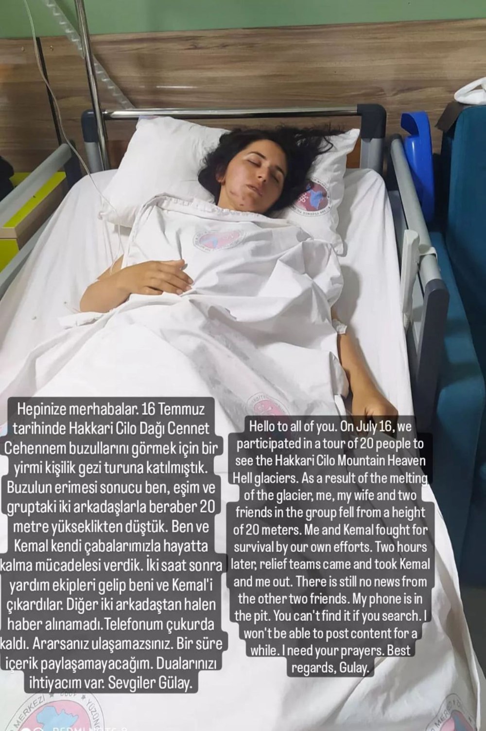Cilo buzullarına düşen 2 kişiden birinin cansız bedenine ulaşıldı - 3