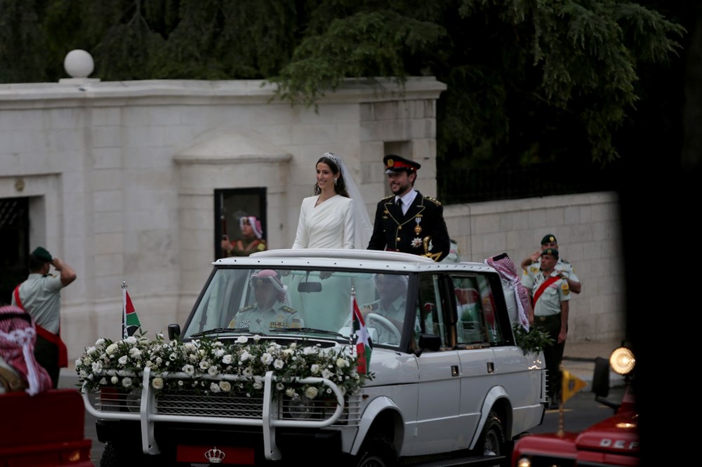 Ürdün Veliaht Prensi Hüseyin ile Suudi Arabistanlı gelin Racva Al Seyf evlendi - 14