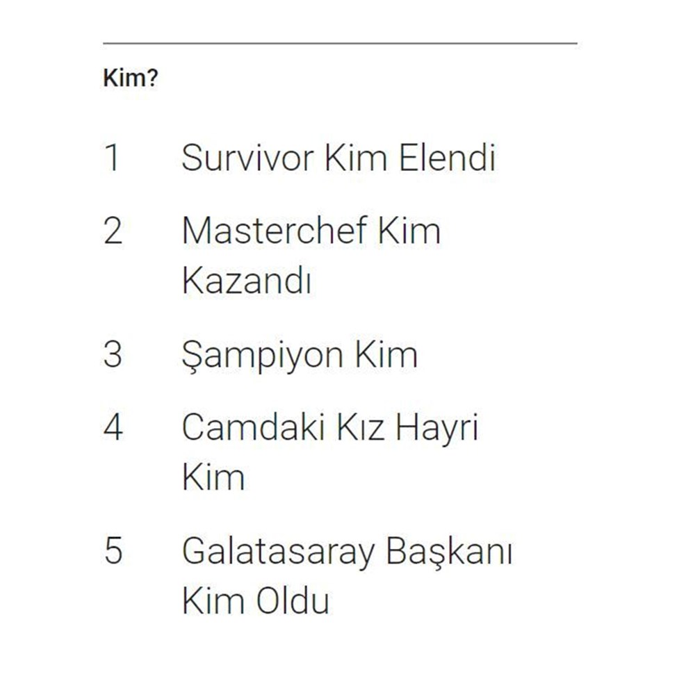Google 2021 arama trendleri belli oldu: Türkiye'de en çok yapılan sorgular - 5