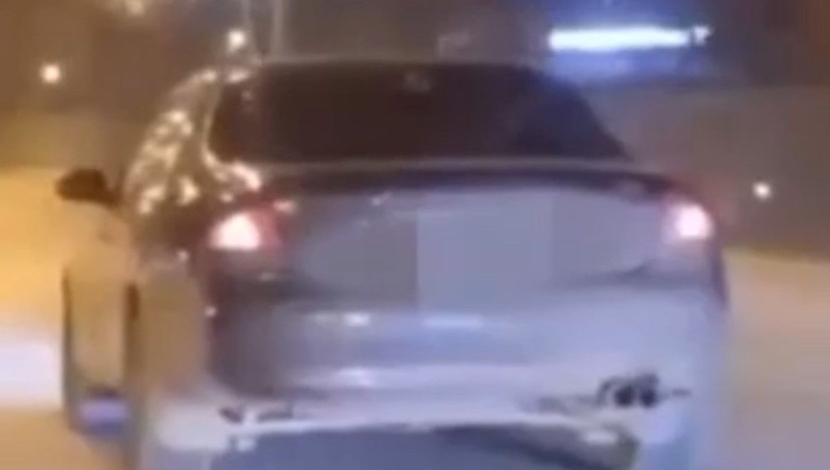 Abartı egzoz bulunan araç trafikten men edildi Abartı egzoz bulunan araç trafikten men edildi