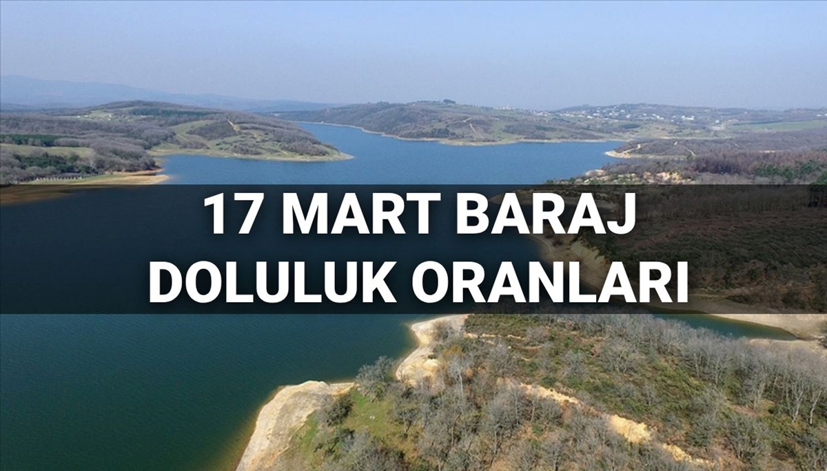 Baraj doluluk oranları 2025: İstanbul'da barajlar yüzde kaç dolu? (17 Mart 2025 İSKİ baraj doluluk oranı)