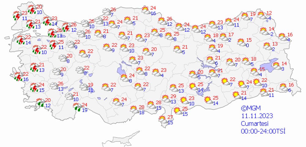 Önce yağmur sonra soğuk hava! Meteoroloji'den İstanbul, İzmir ve 11 il için uyarı - 9