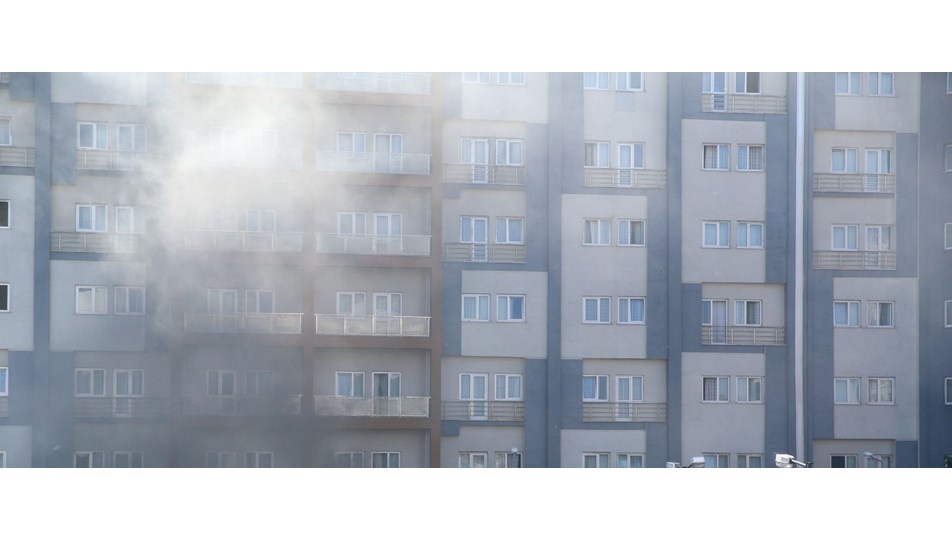 Öğrenci yurdunda trafo yangını