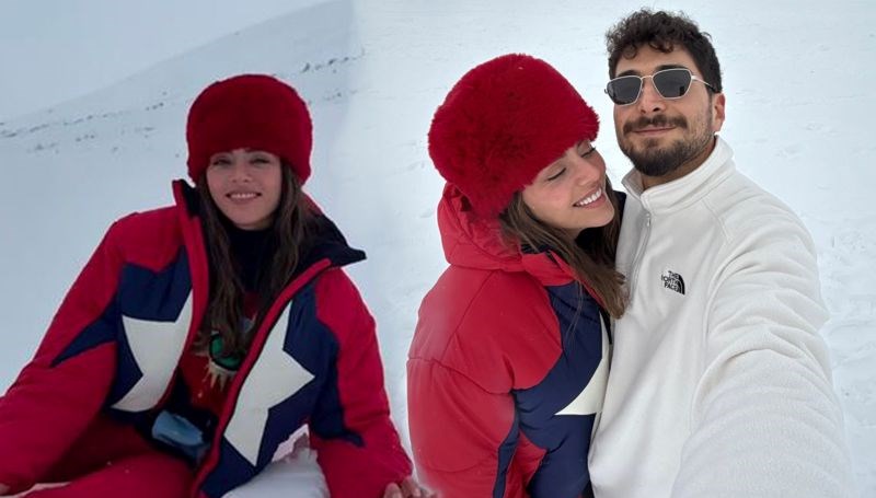 Sıla Türkoğlu ile sevgilisi Ata Ayyıldız'dan tatil pozu