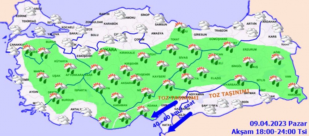15 ile toz taşınımı uyarısı (Bu hafta hava nasıl olacak?) - 2