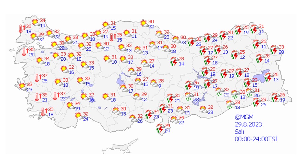 Kavurucu sıcaklara 3 günlük ara (Bu hafta hava nasıl olacak?) - 15