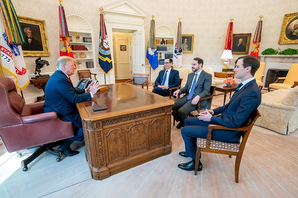 Beyaz Saray'da Albayrak-Trump buluşması (Sürpriz görüşme) - 1