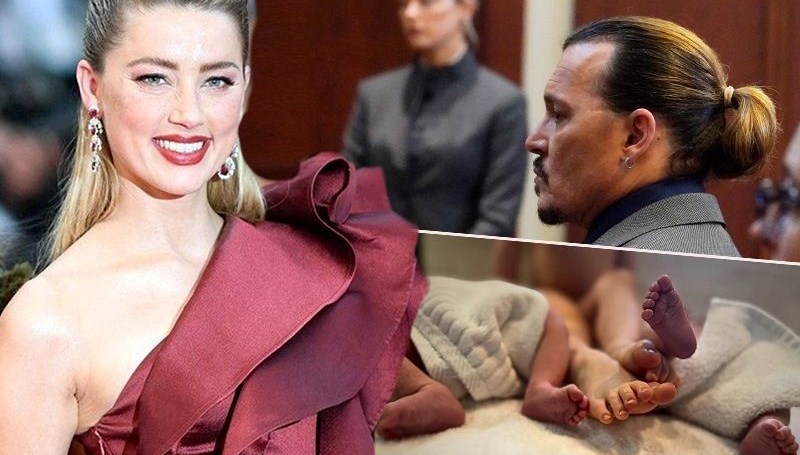 Amber Heard üçüncü kez anne oldu