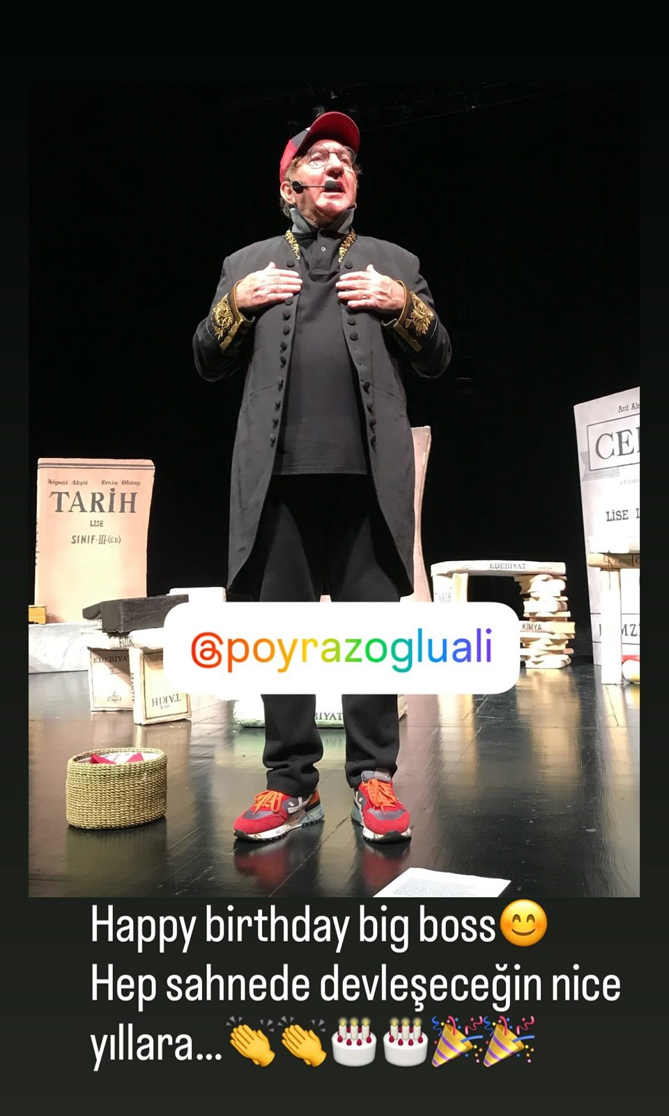 Ali Poyrazoğlu 79 oldu: Sahnede devleşeceğin nice yıllara - 1