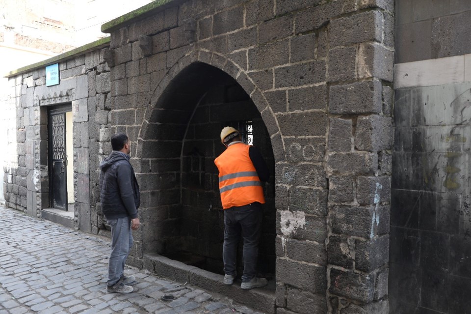 Diyarbakır'daki tarihi çeşmeler restore ediliyor - 1