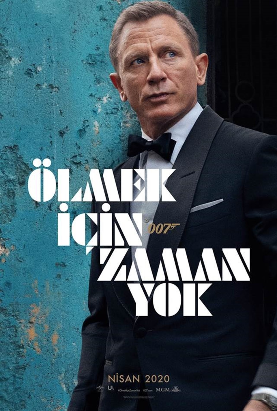 Yeni James Bond filmi Ölmek İçin Zaman Yok'tan Türkçe afiş