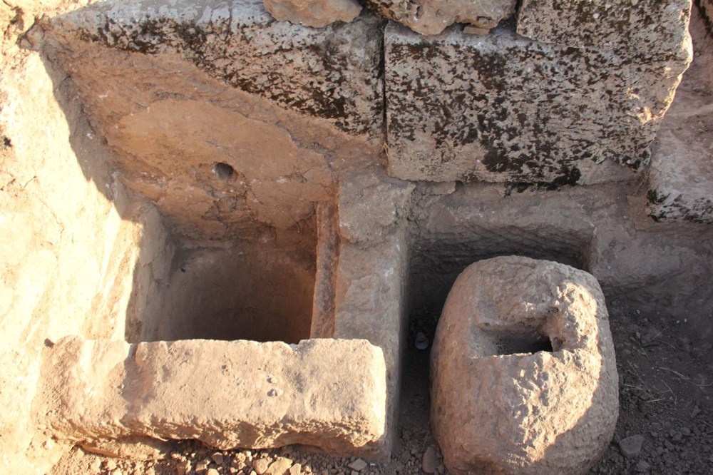 Adıyaman'daki Perre Antik Kent'teki kazılarda 9 adet üzüm işliği bulundu - 2