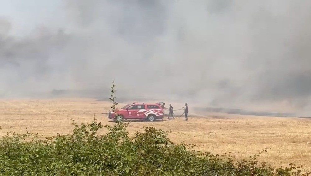 Antalya'da yerleşim yerine yakın ağaçlık alanda yangın - 2