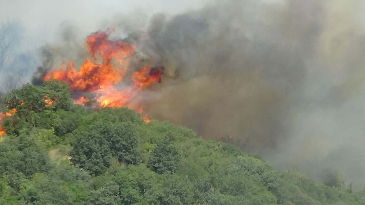 Çanakkale’deki orman yangını ikinci gününde: Çok sayıda hava aracı müdahale ediyor