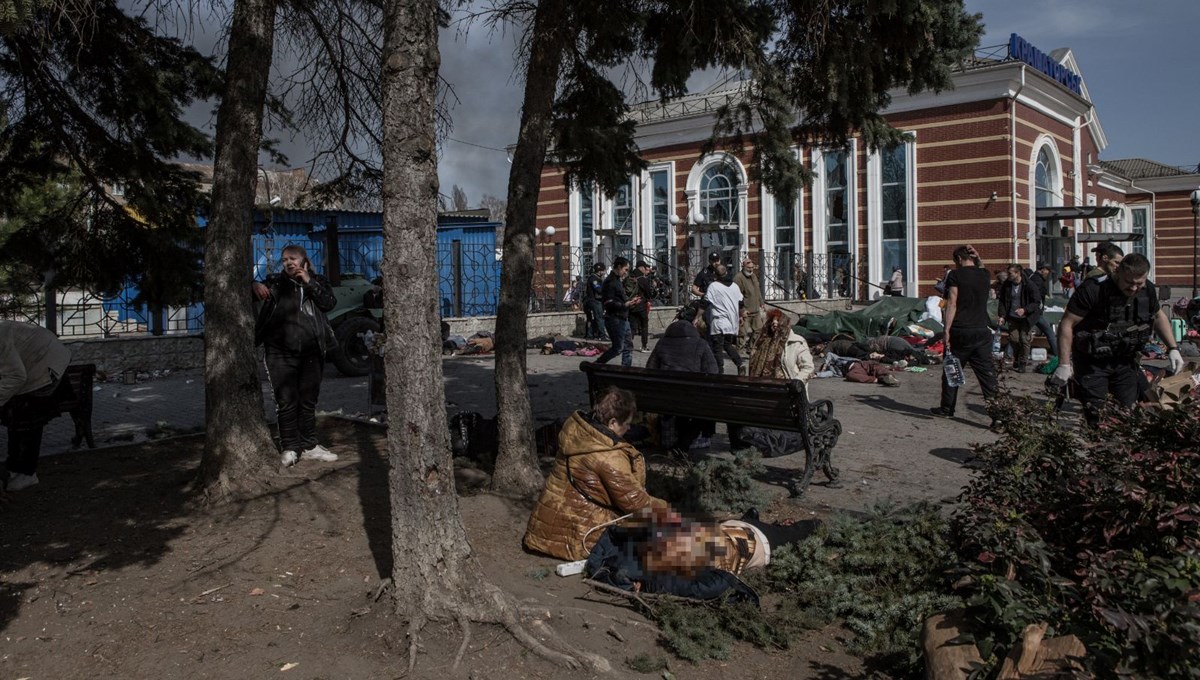 Ukrayna - Rusya savaşında 44. gün... Rusya tren istasyonunu vurdu: 50 ölü