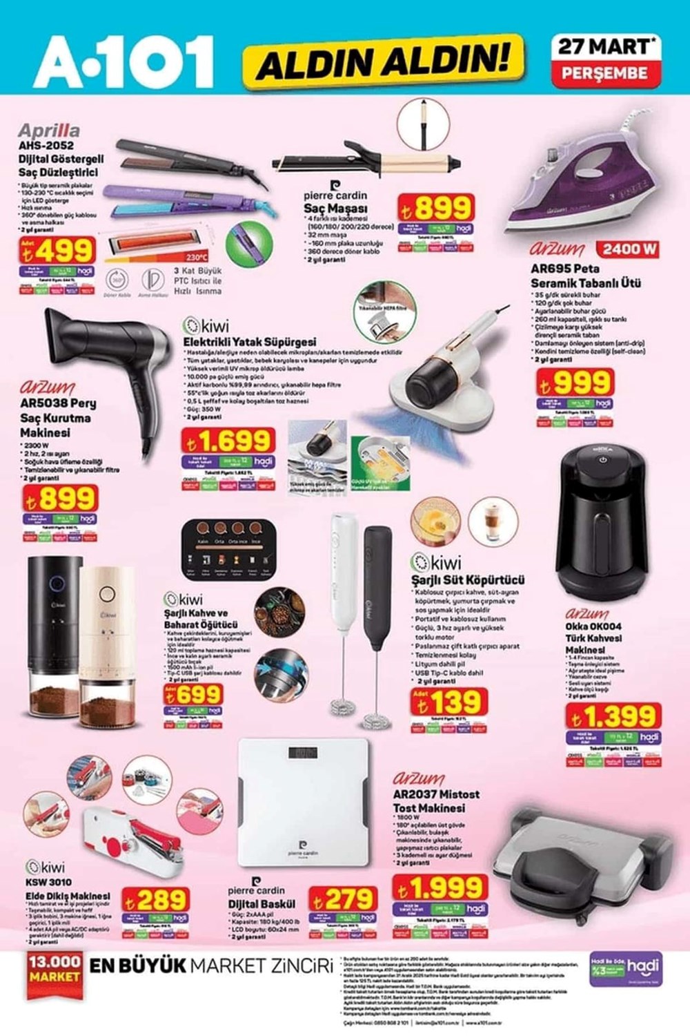 A101 Güncel Kataloğu 27 Mart Perşembe yayımlandı: Masa, iskemle setleri ve elektronik mutfak eserleri ve laptop geliyor 76 aCWAzE2uvkm YIpm3Gm8QA