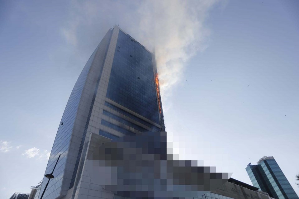 Ankara'da iş merkezinde yangın - 2