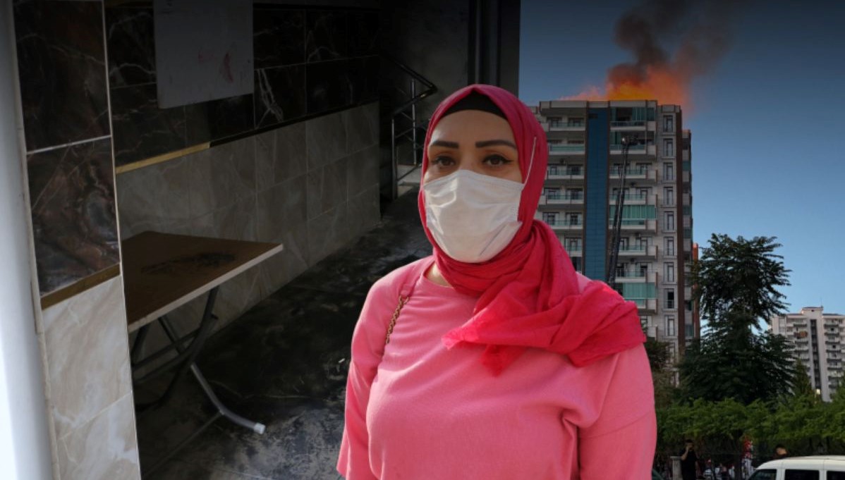 Yangından kurtuldu, korku dolu anları anlattı