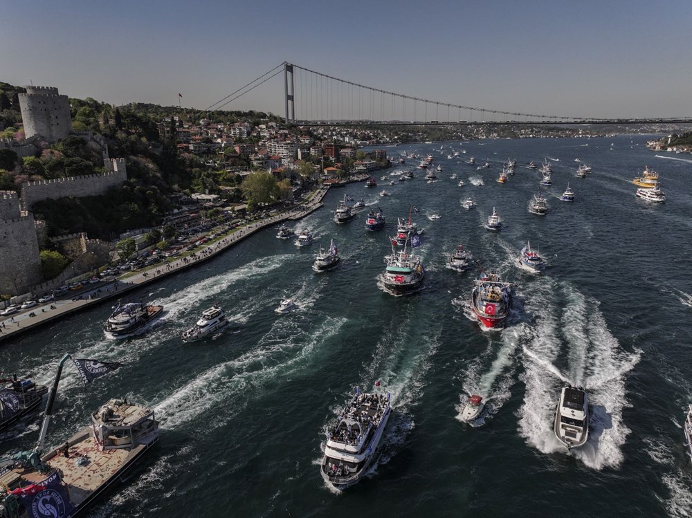 Boğaz'da "Sarıyer donanması": Şampiyonluk coşkuyla kutlandı 74