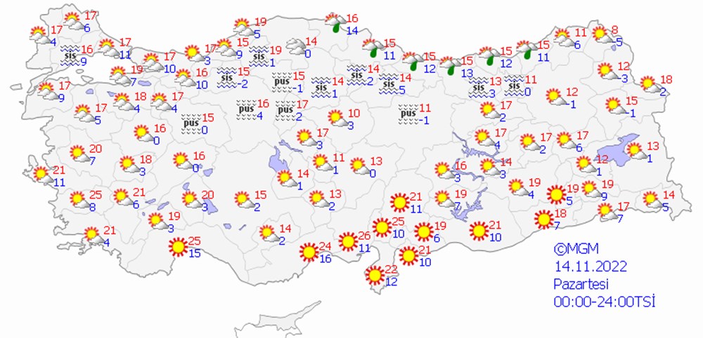 Bu hafta (13-17 Kasım) hava durumu nasıl olacak? Soğuk hava geri dönüyor (MGM 5 günlük hava durumu raporu) - 6