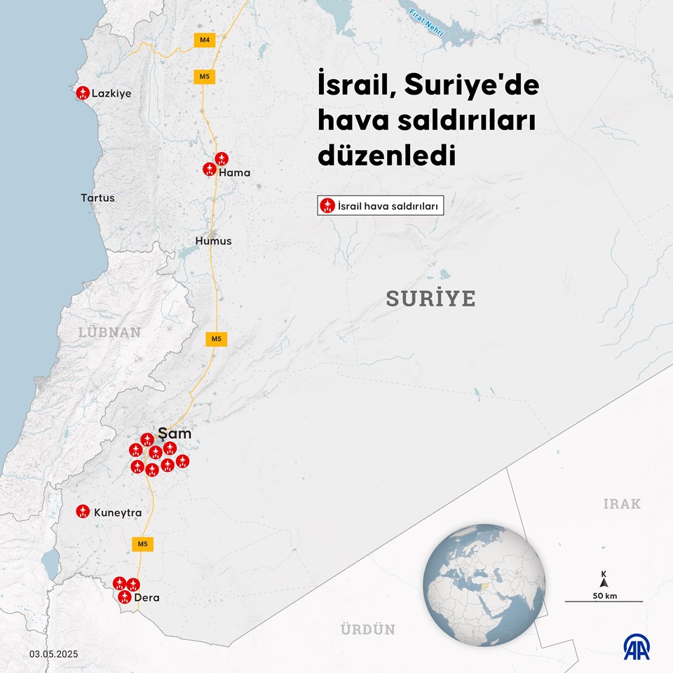 İsrail, Suriye'yi vurdu: Askeri üs ve hava savunma sistemleri hedef alındı - 1