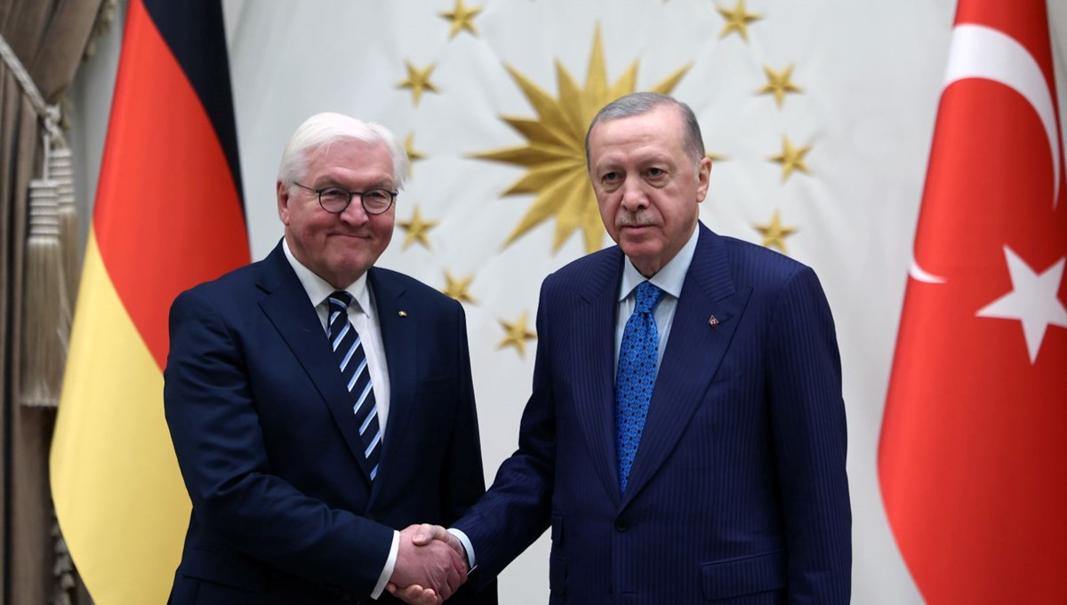 Almanya Cumhurbaşkanı Steinmeier Ankara'da | Cumhurbaşkanı Erdoğan: Gazze'de iki devletli çözüm olmalı