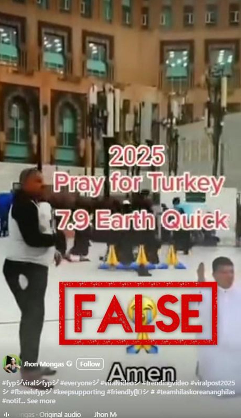 “Türkiye’de 7.9’luk deprem oldu” yalanı | Sahte video binlerce kez paylaşıldı - 5
