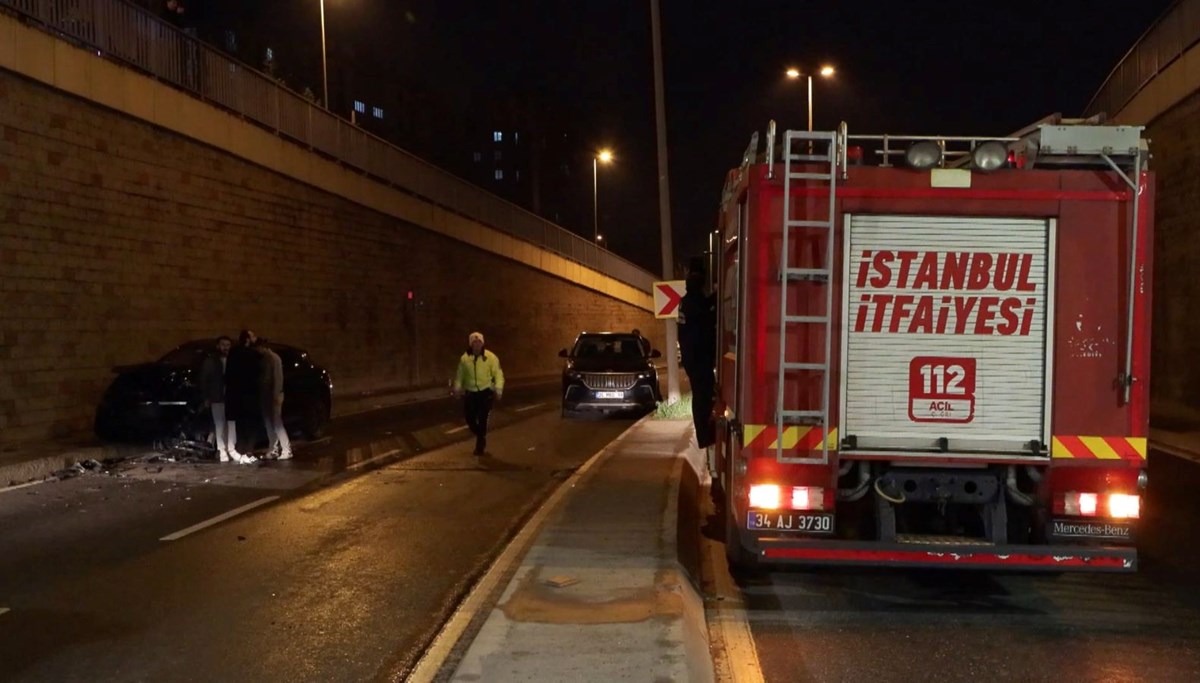 Kartal'da yedi aracın karıştığı zincirleme kaza: 3 yaralı