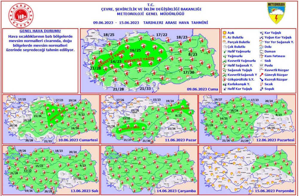 Meteorolojiden 24 il için sarı kodlu uyarı (Bugün hava nasıl olacak?) - 11