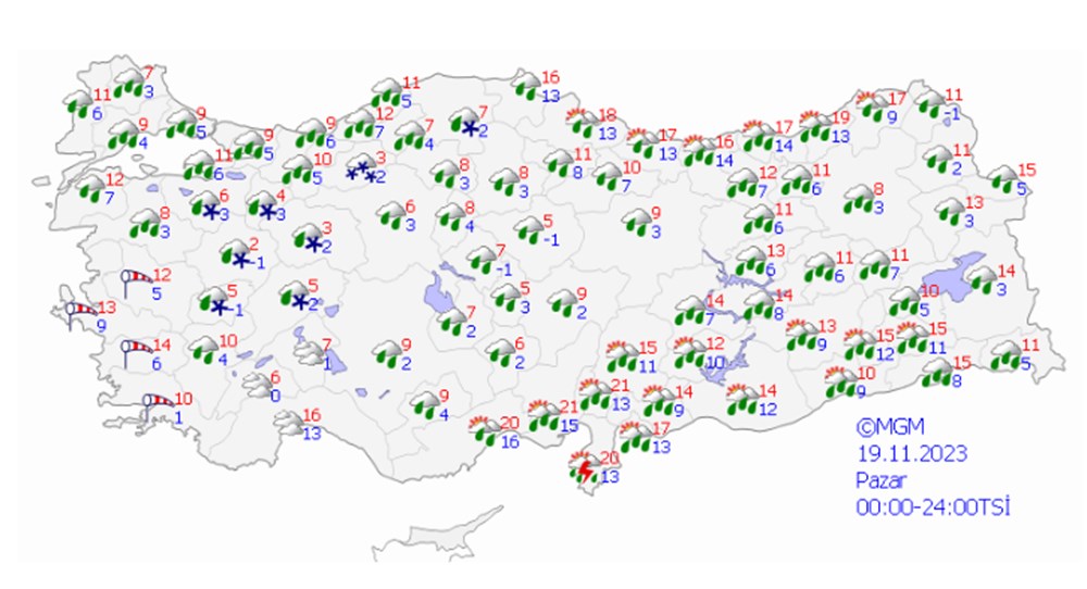 Meteoroloji'den 50 il için uyarı: Kuvvetli yağış ve fırtına devam ediyor (Bugün hava nasıl olacak?) - 17