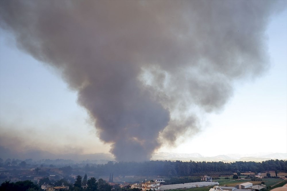 Antalya Manavgat'ta büyük yangın - 6