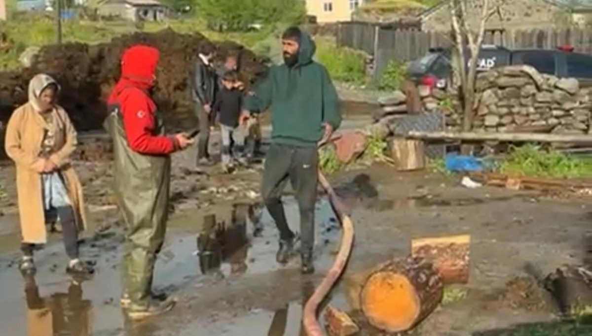 Ardahan'da sağanak yağış Ardahan'da sağanak yağış