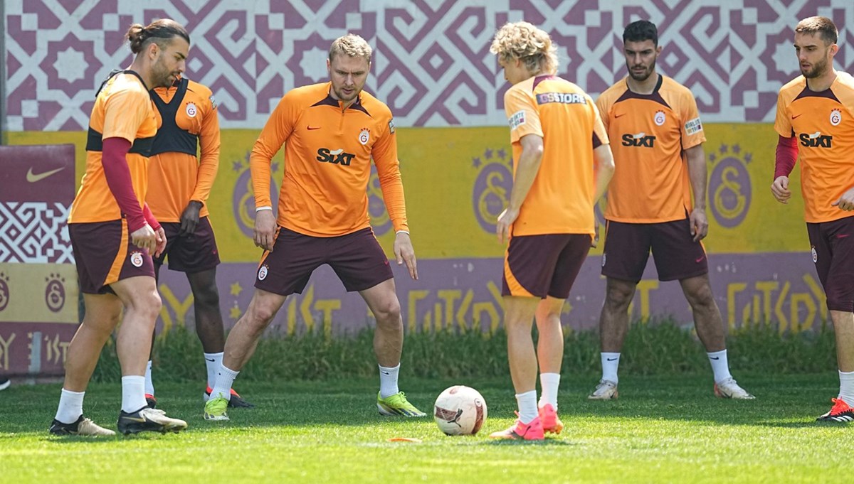 Galatasaray, Alanyaspor maçının hazırlıklarını sürdürdü Galatasaray, Alanyaspor maçının hazırlıklarını sürdürdü