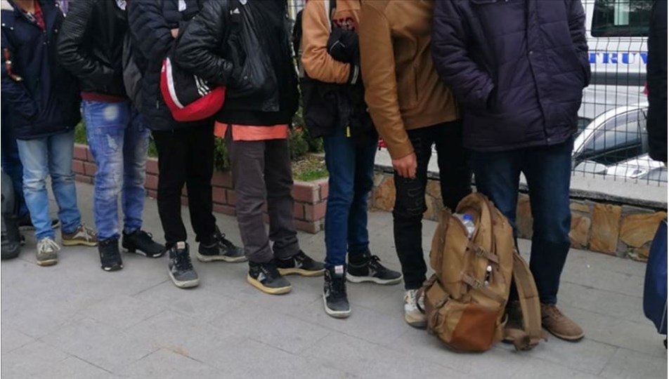 Edirne'de 10 düzensiz göçmen yakalandı