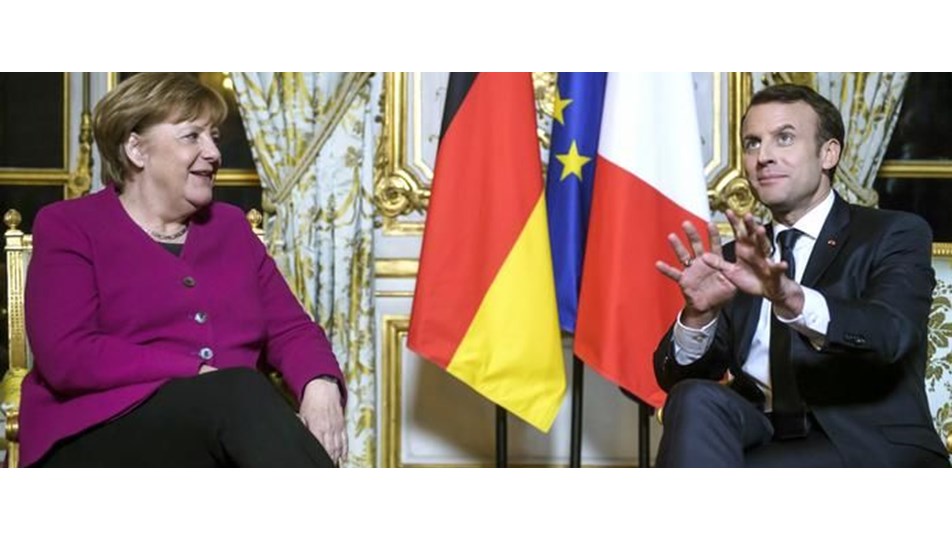 Merkel ile Macron’dan SPD’ye koalisyon çağrısı