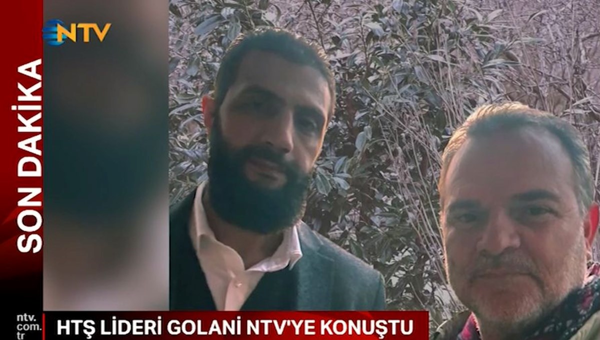 HTŞ Lideri Golani NTV'ye konuştu HTŞ Lideri Golani NTV'ye konuştu