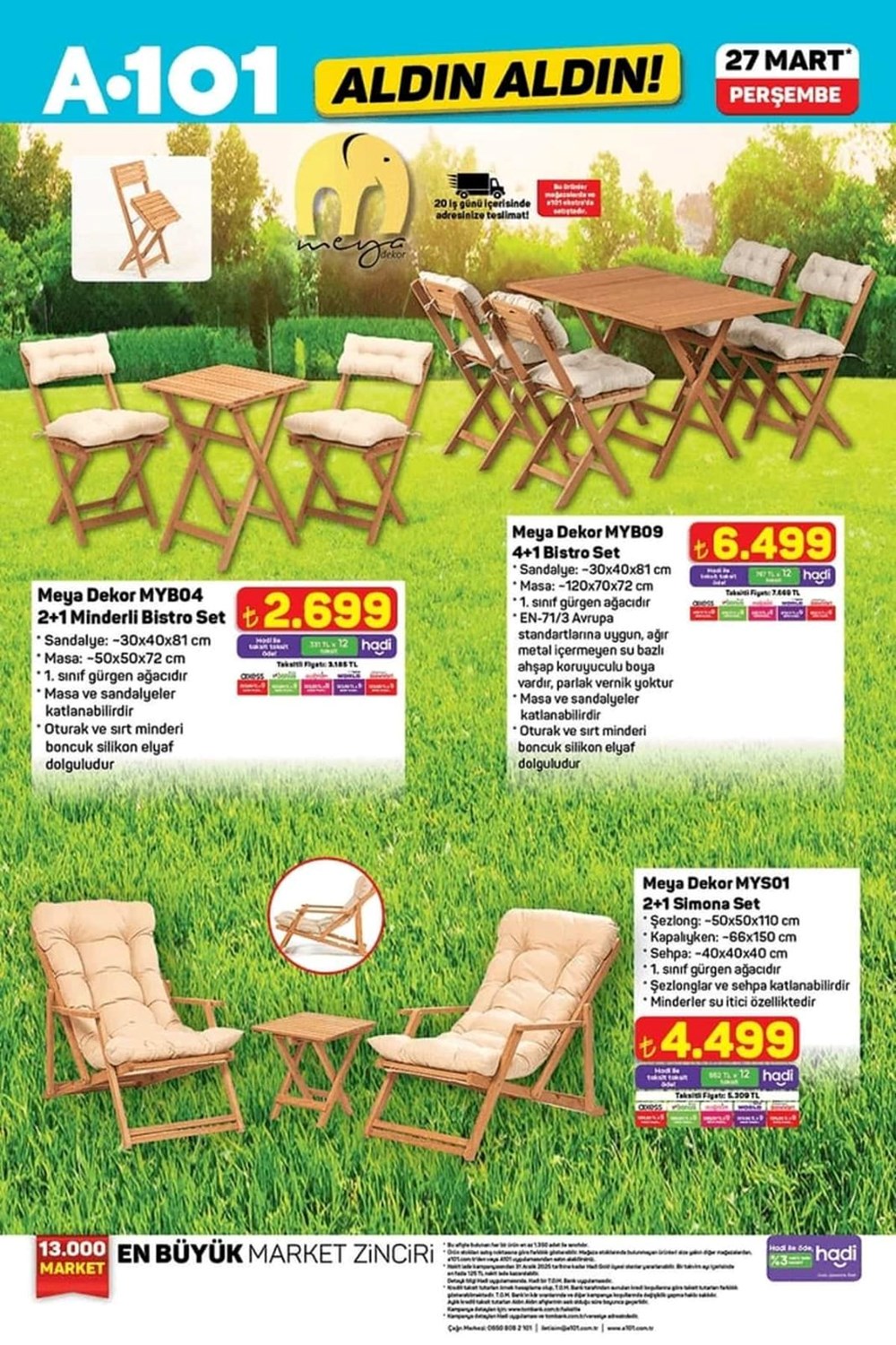 A101 Güncel Kataloğu 27 Mart Perşembe yayımlandı: Masa, iskemle setleri ve elektronik mutfak eserleri ve laptop geliyor 77 aNo29oyQU0GwnOQvT2lJrg