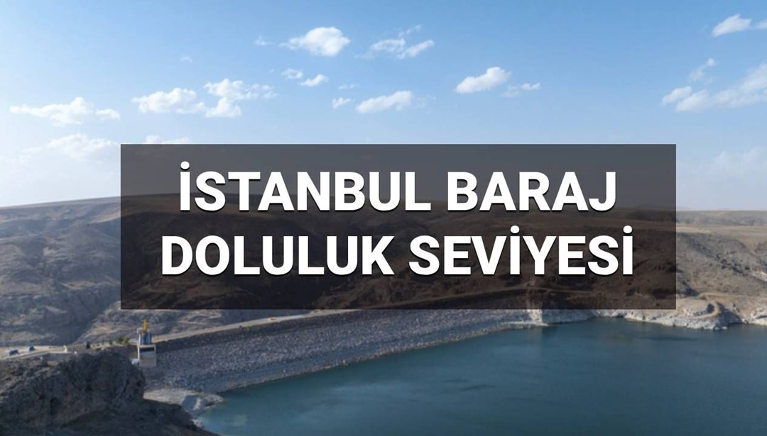 İstanbul baraj doluluk oranları 17 Ekim 2025: (İSKİ) İstanbul’da barajların doluluk seviyesi yüzde kaç?