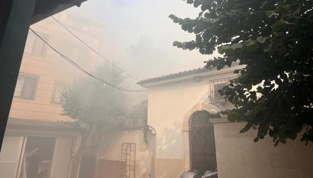 İstanbul'da tarihi hamamda yangın