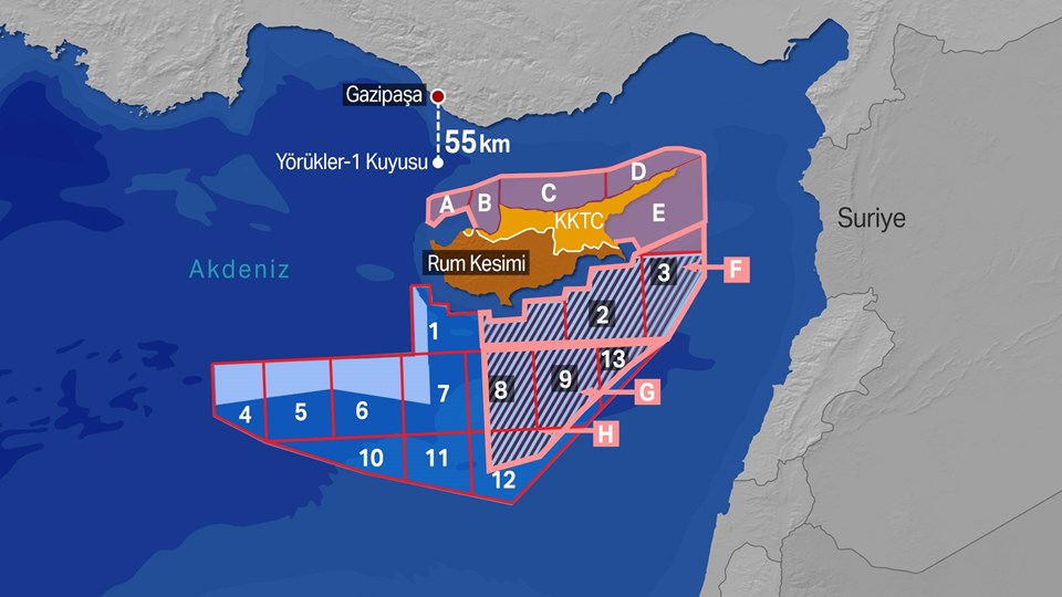 Abdülhamid Han'ın ilk görev yeri Antalya'nın Gazipaşa ilçesinin 55 kilometre açığında bulunuyor.