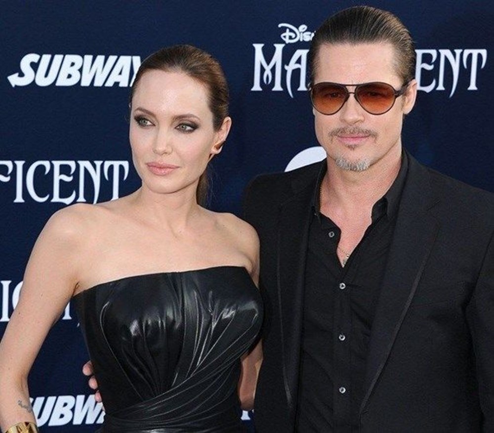 Brad Pitt, Angelina Jolie’nin evinden çıkarken görüntülendi - 1