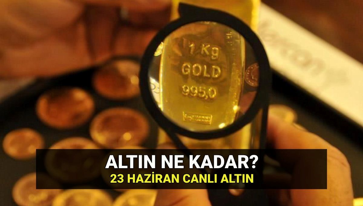 Bugün altın ne kadar 23 Haziran: Gram ve çeyrek altın kaç lira? (Canlı altın kuru) Bugün altın ne kadar 23 Haziran: Gram ve çeyrek altın kaç lira? (Canlı altın kuru)