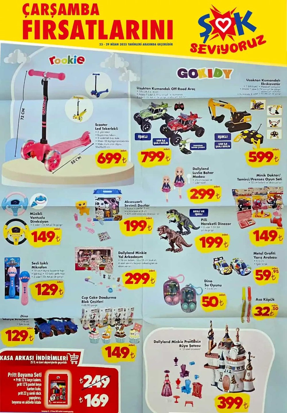 ŞOK 23 Nisan aktüel eserler kataloğu: “Ne Alırsan 100 TL” kampanyası raflara geliyor 74 aVmcpiv3xU 1681 5OQgzw