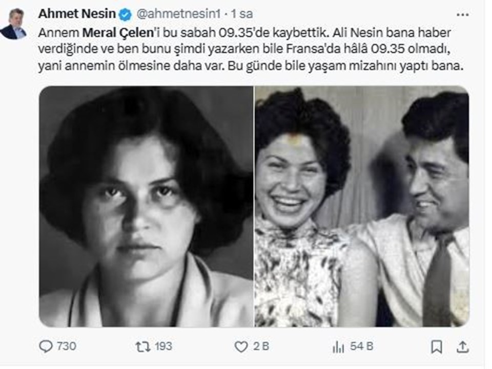 Aziz Nesin'in eşi Meral Çelen hayatını kaybetti (Meral Çelen kimdir?) - 1