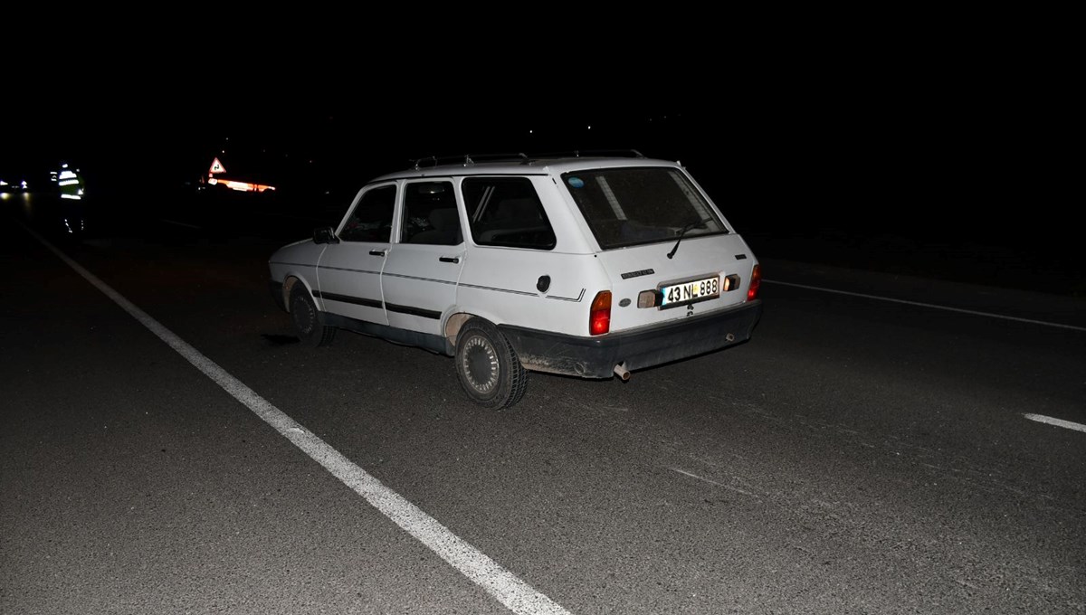 Kütahya'da arabanın çarptığı yaya öldü