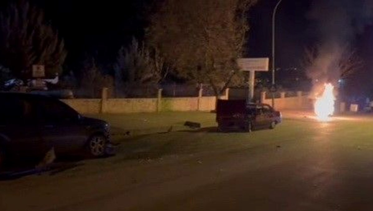 Trafik kazası sonrası silahlar ateşlendi! Trafik kazası sonrası silahlar ateşlendi!